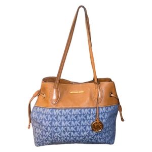 Michael Kors Monogram Denim EUC